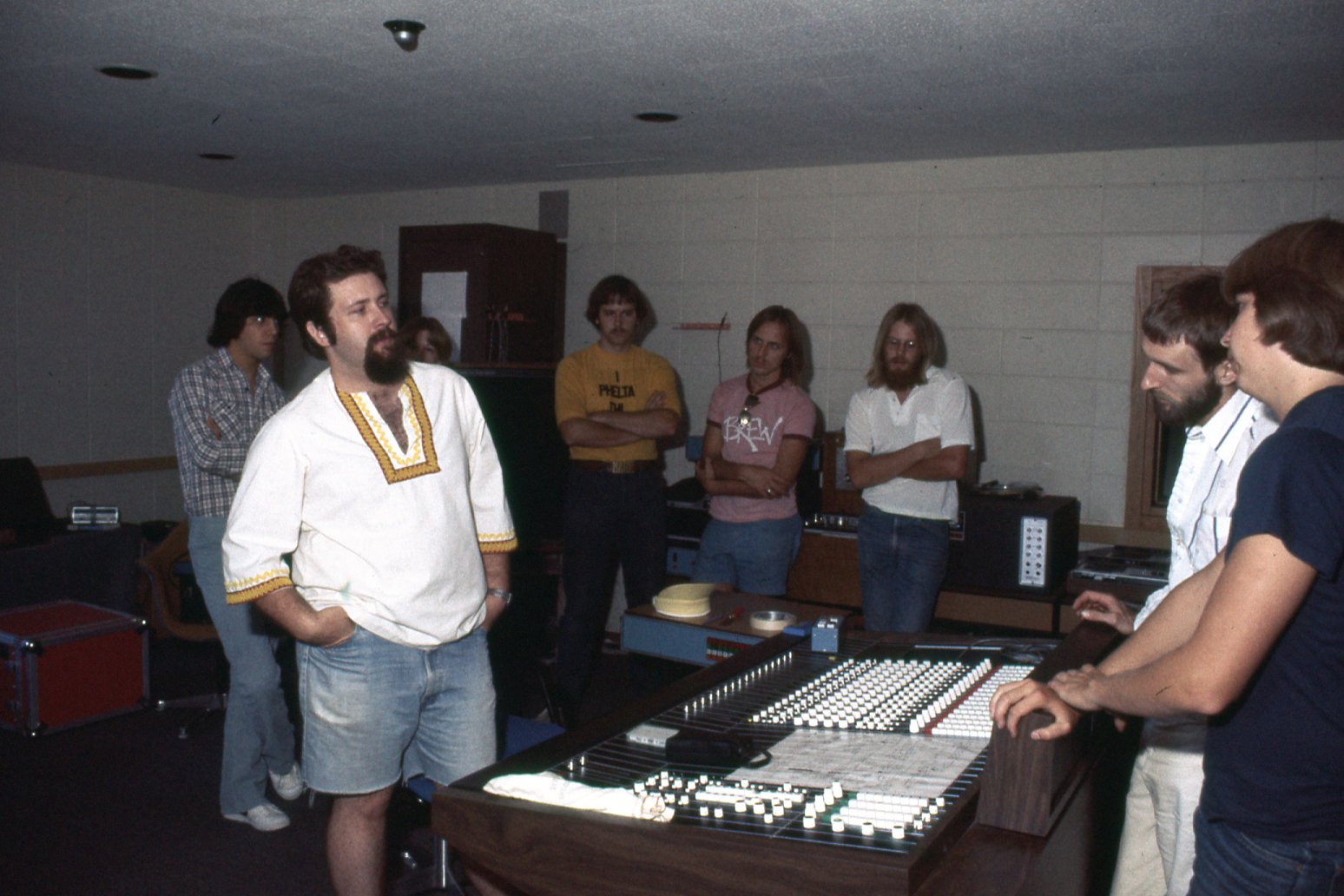 Dick Uranus at Northern Illinois University, August 1980