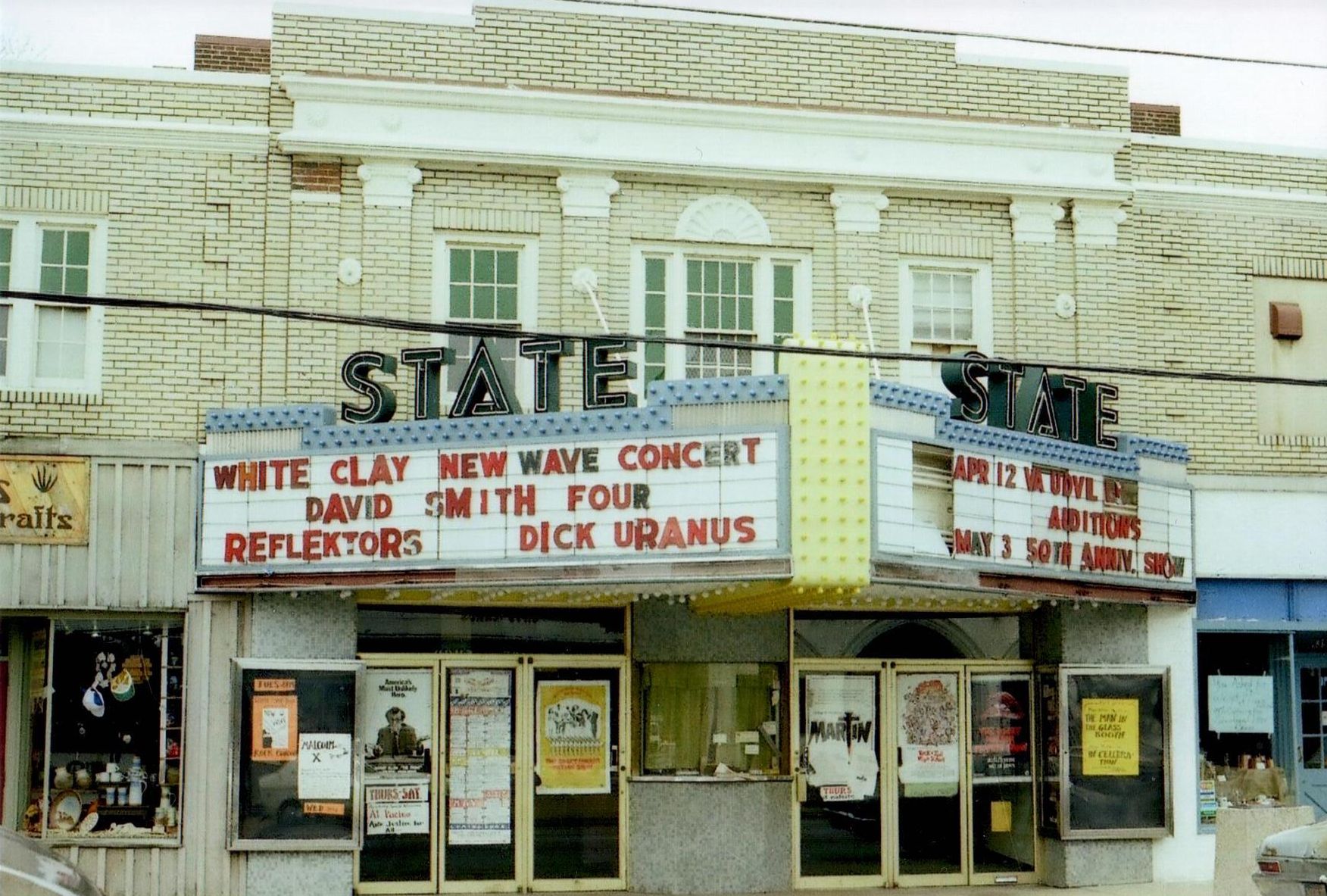 State Theater, Newark, DE, March 1980